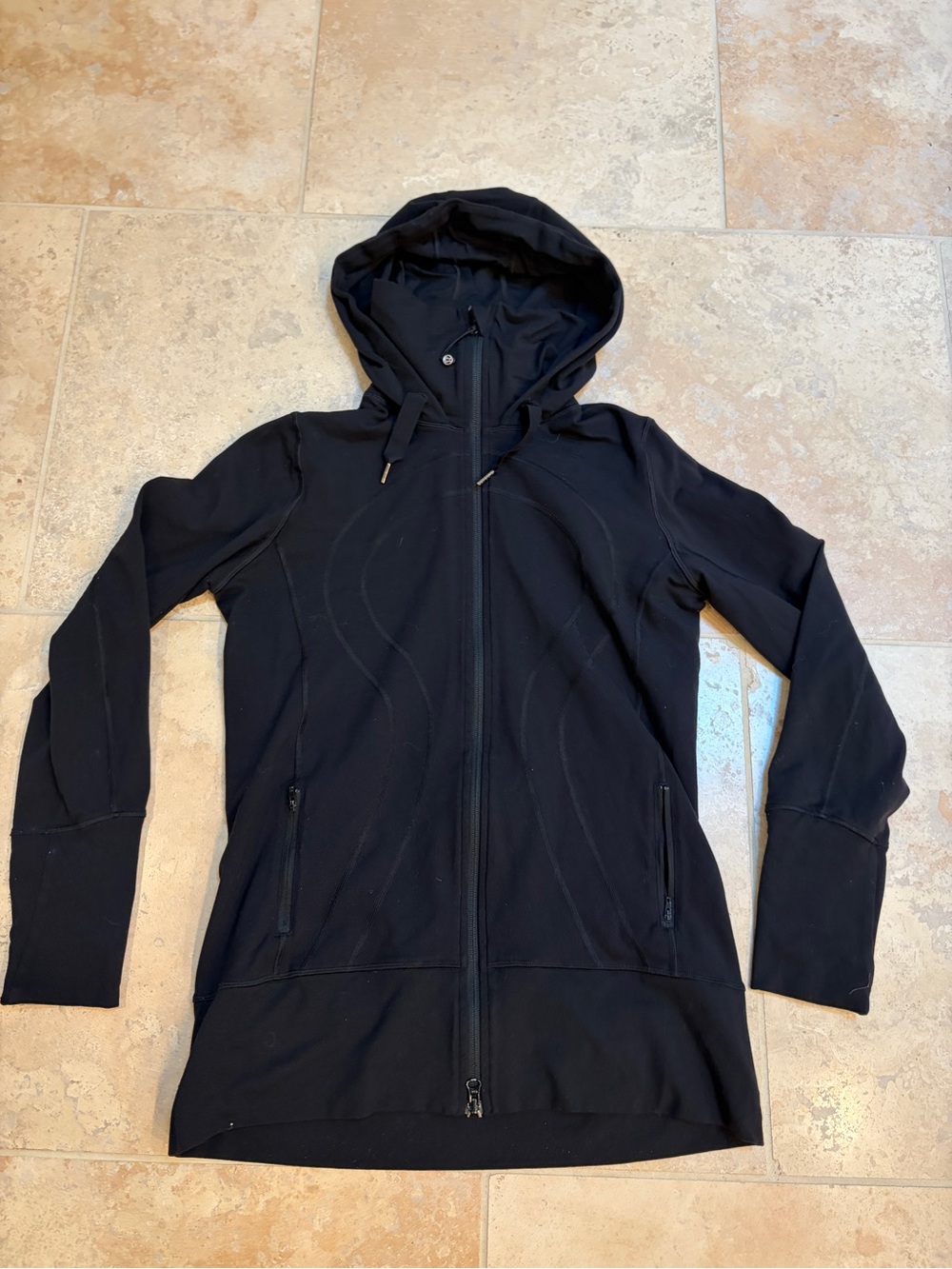 Lululemon Black Align jacket with hood